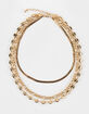 RSQ Layered Chain Necklace image number 1