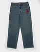 RSQ Mens Embroidered Dragon Baggy Jeans image number 6
