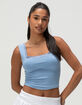 BOZZOLO Womens Lace Trim Square Neck Top image number 1