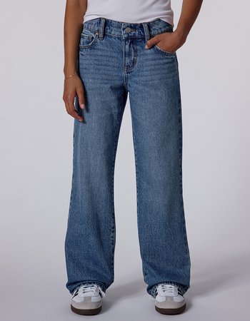 RSQ Girls Low Rise Wide Leg Jeans Alternative Image