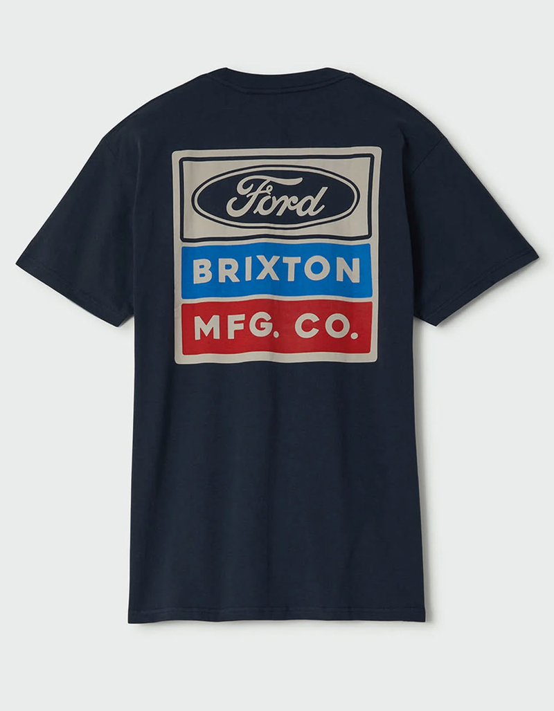 BRIXTON x Ford Service Department Mens Pocket Tee image number 0