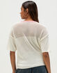 RSQ Womens Short Sleeve Jersey Sweater image number 4