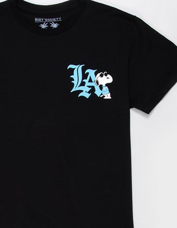 RIOT SOCIETY x Peanuts LA Snoopy Boys Tee Alternative Image