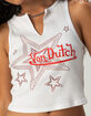 VON DUTCH Star Womens Notch Tank Top image number 2