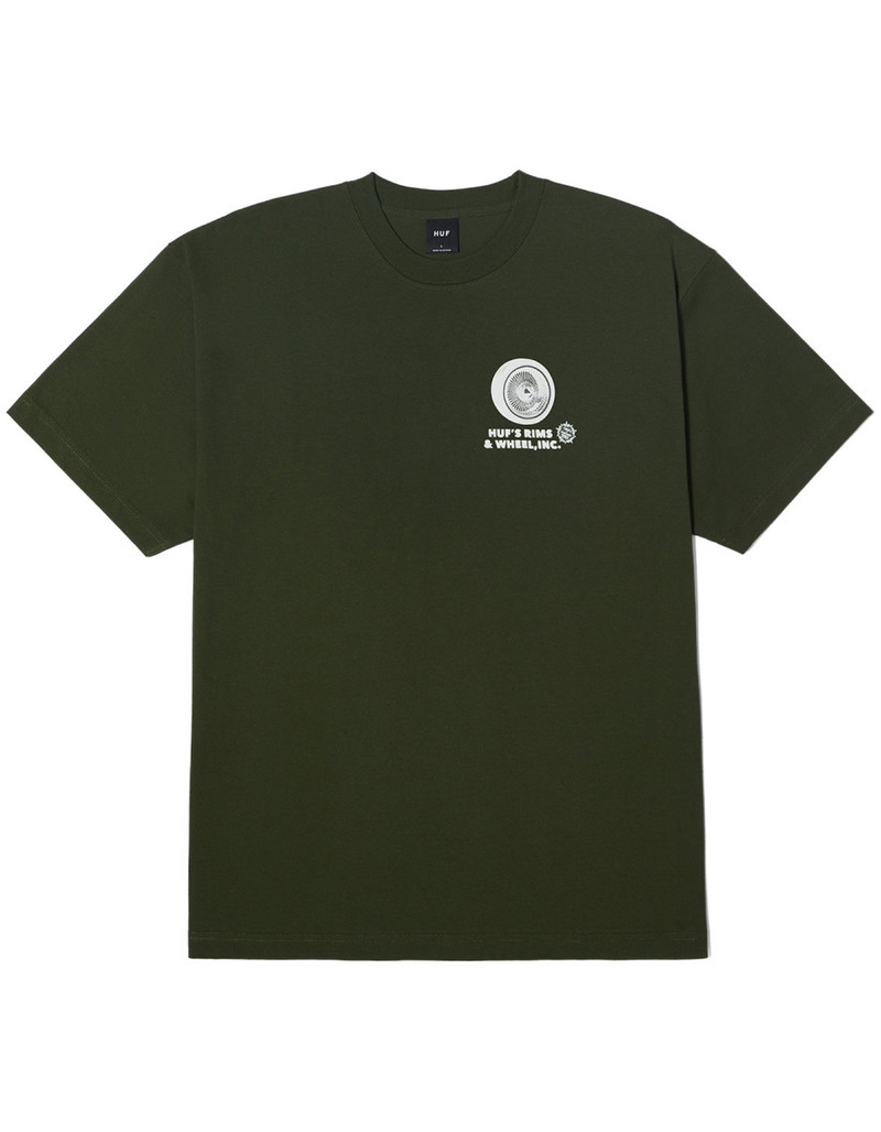 HUF Rims & Wheel Mens Tee image number 1