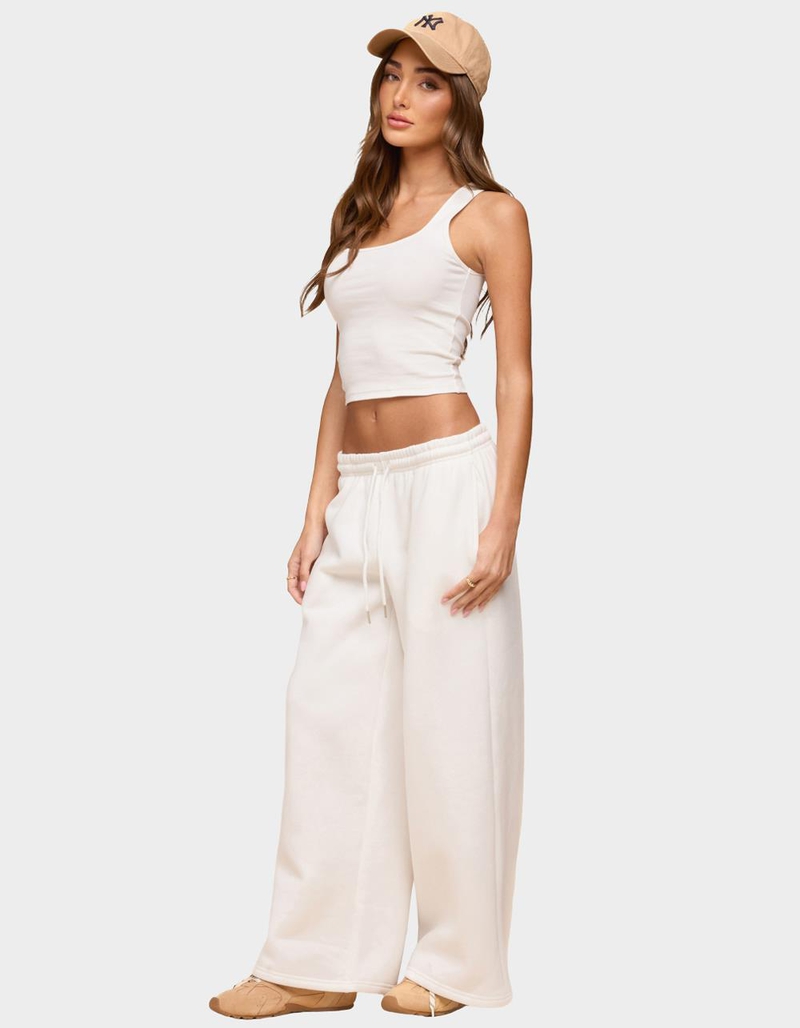 EDIKTED Linda Ribbed Scoop Neck Tank Top image number 3