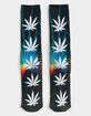 HUF Digital Plantlife Mens Crew Socks image number 2