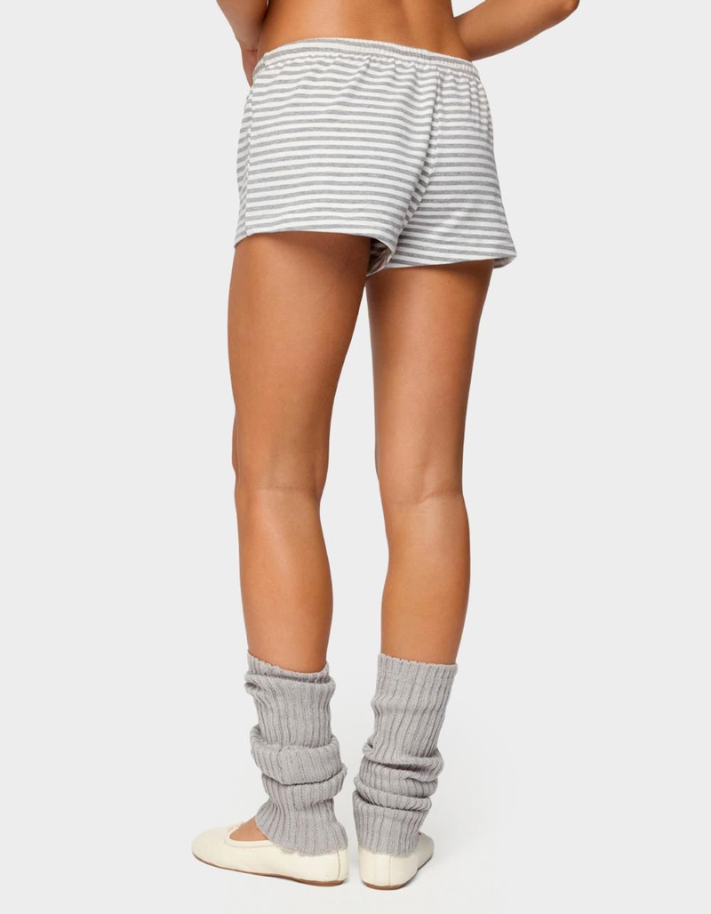 EDIKTED Jainee Striped Drawstring Shorts image number 2