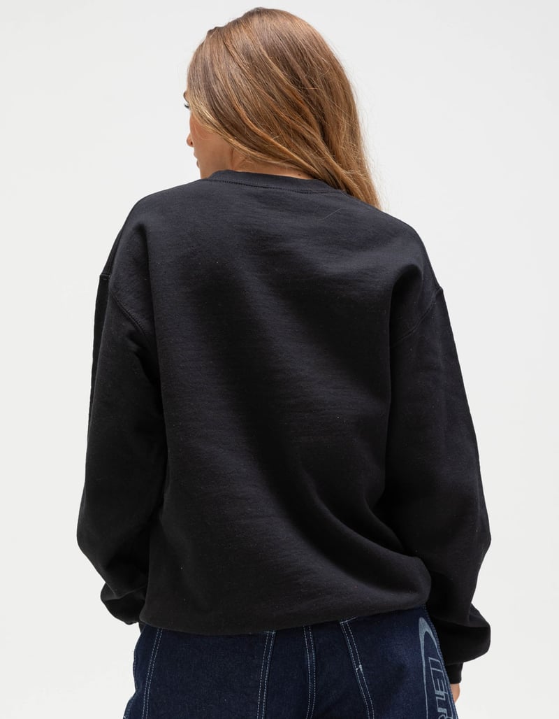JUNK FOOD Las Vegas Raiders Helmet Flea Market Womens Crewneck Sweatshirt image number 3