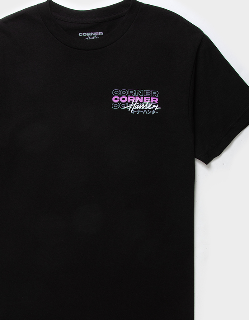 CORNER HUNTER Neon Street Mens Tee image number 3