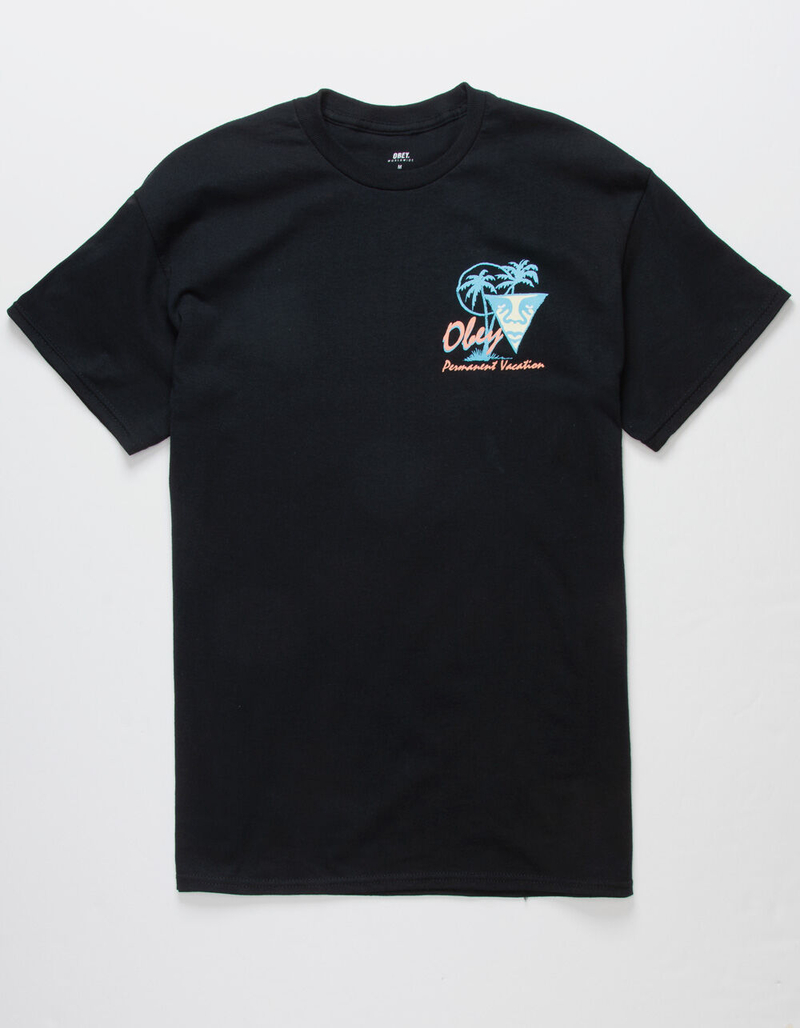 OBEY Permanent Vacation Mens Tee image number 1