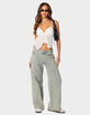 EDIKTED Flutter Frilled Tie Back Top image number 3
