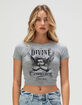 CHERUB Divine Cupid Womens Baby Tee image number 1