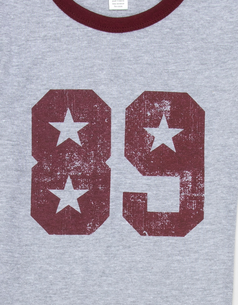 FULL TILT 89 Star Girls Ringer Tee image number 1