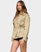EDIKTED Tobie Raglan Trench Jacket image number 2