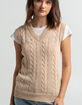DAISY STREET Womens Knit Vest image number 1