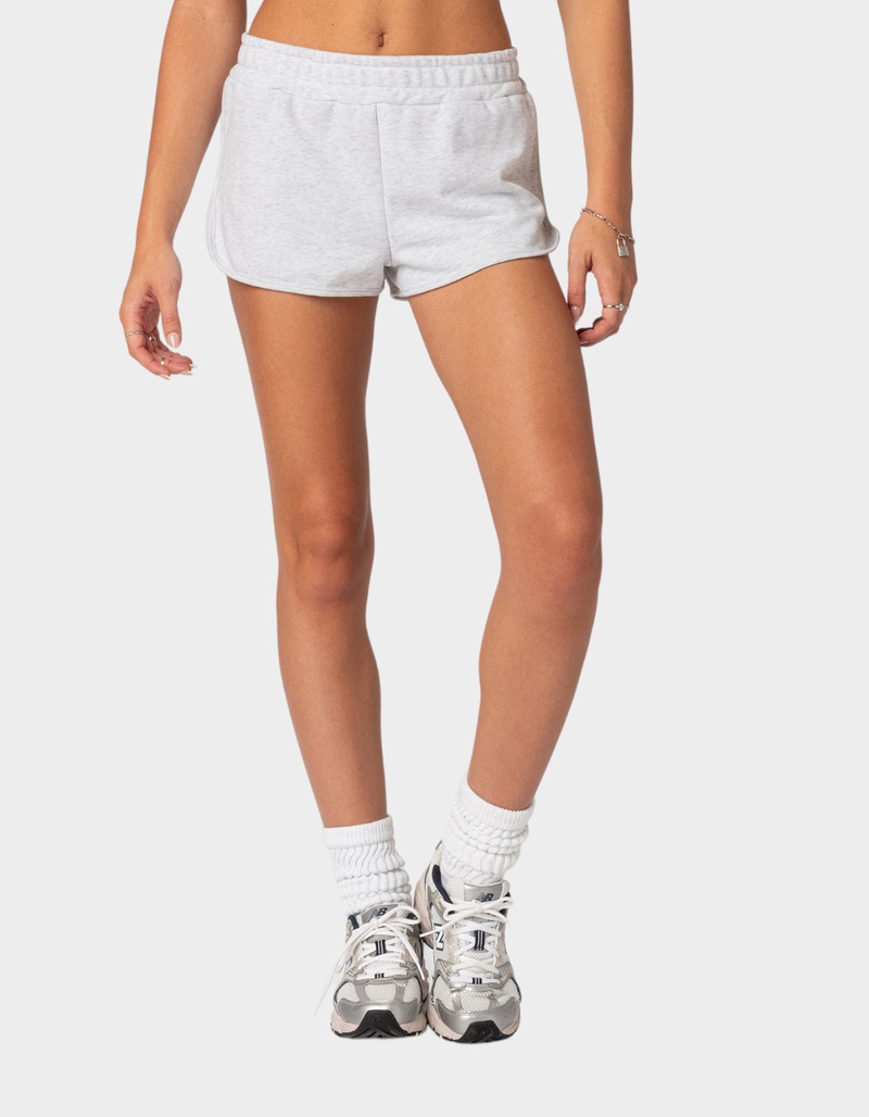 EDIKTED California Girl Shorts GRAY Tillys