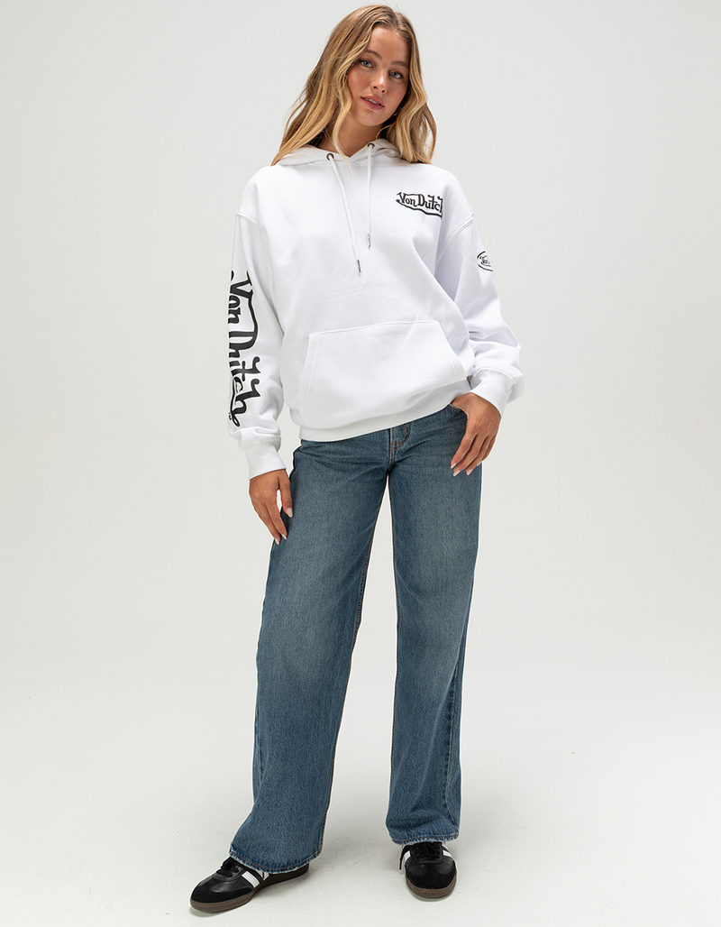 VON DUTCH Arm Patch Womens Hoodie image number 4