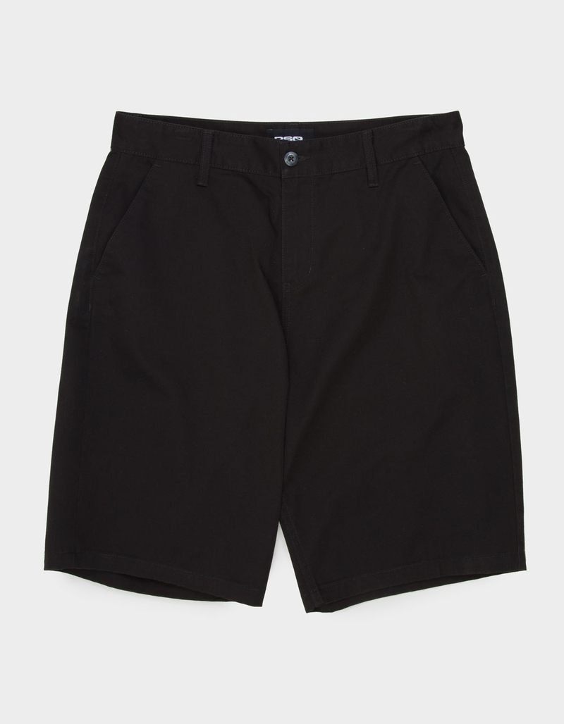 RSQ Mens Longer Chino Shorts BLACK Tillys