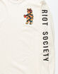 RIOT SOCIETY Aztec Floral Bear Mens T-Shirt image number 3
