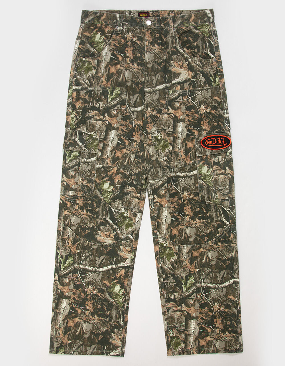 VON DUTCH The Hunter Mens Double Baggy Cargo Pants - CAMO | Tillys