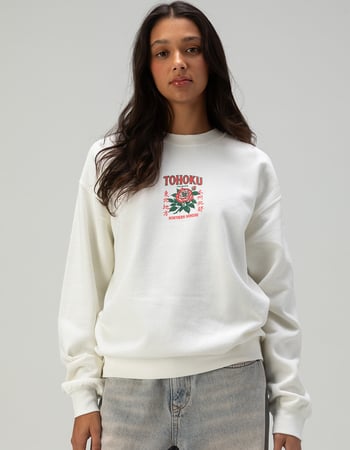 BDG Urban Outfitters Tohoku Rose Womens Crewneck Sweatshirt Alternative Image