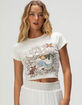 ROXY Scenic Doodle Womens Baby Tee image number 1