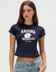 HYPE AND VICE University of Arizona Womens Baby Tee image number 1