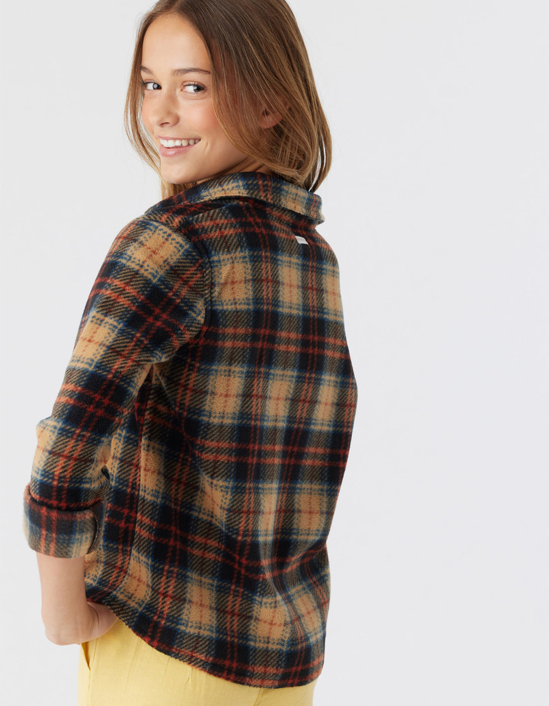 O'NEILL Bristol Plaid Superfleece Girls Top image number 3