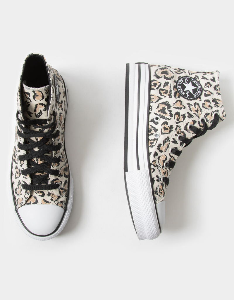 CONVERSE Chuck Taylor All Star Girls Eva Lift High Top Shoes image number 4