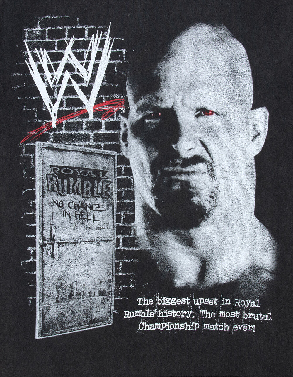WWE Royal Rumble No Chance Mens Boxy Tee - WASHED BLACK | Tillys