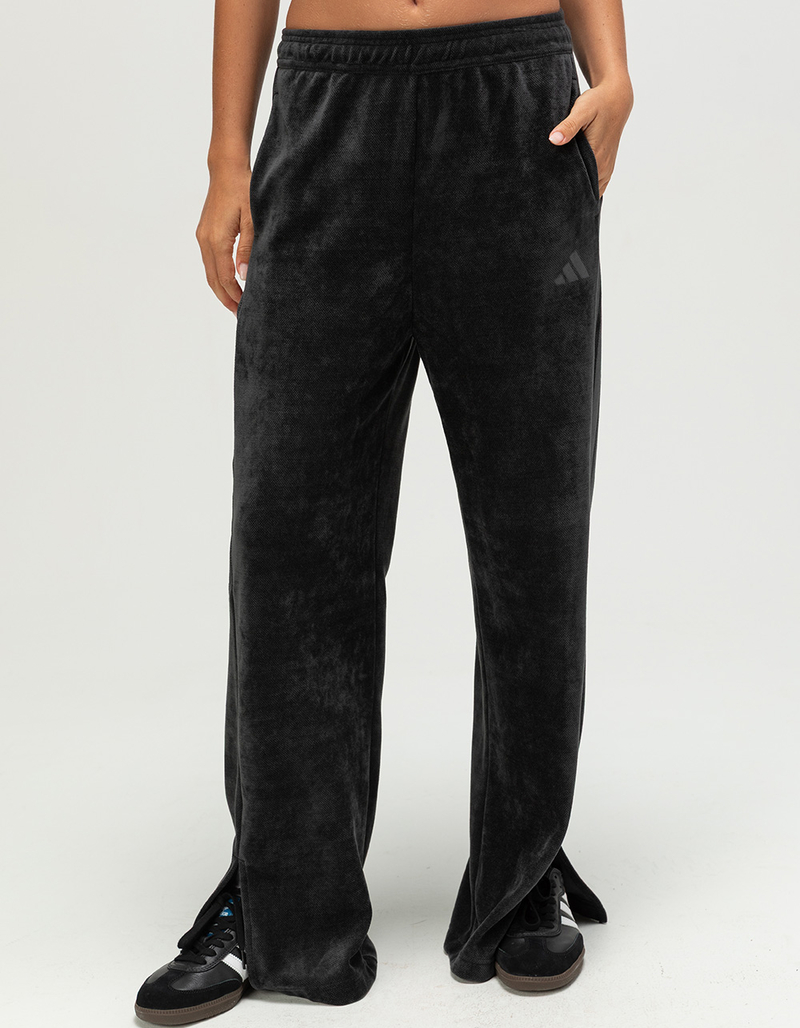 ADIDAS Tiro Womens Velour Flared Pants image number 2