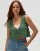 ROXY Beach Bound Womens Crop Sweater Vest image number 1