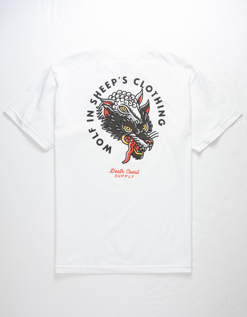 DEATH COAST SUPPLY Wolf Mens T-Shirt image number 0