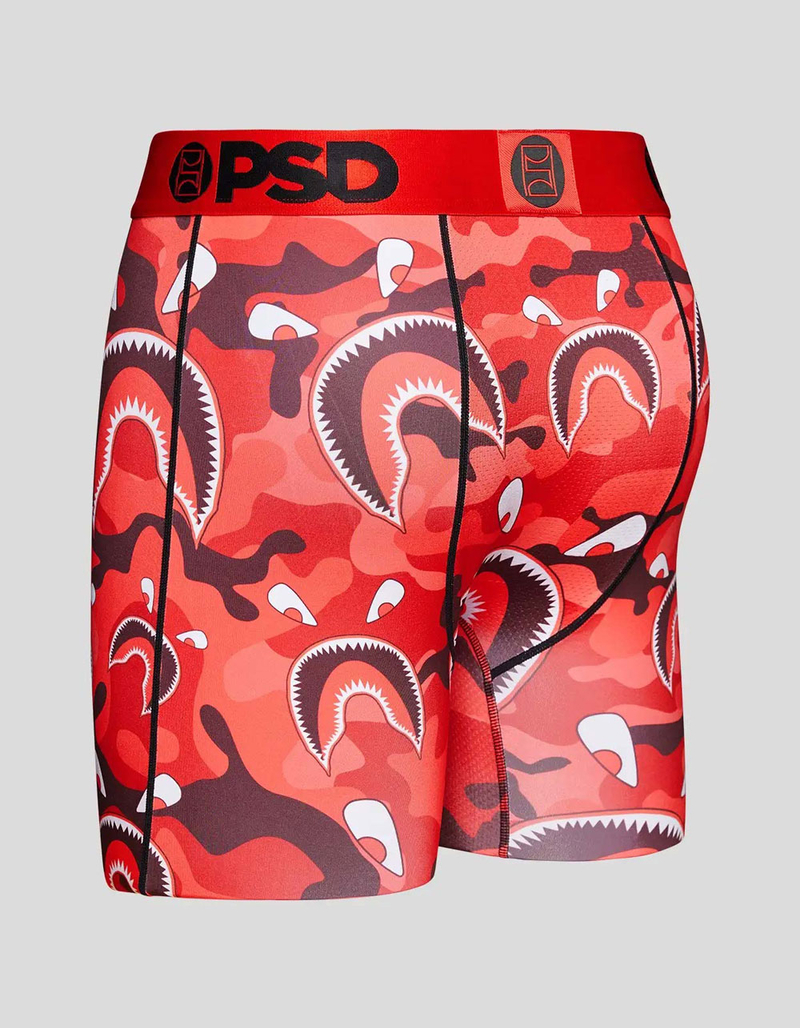 PSD Shark Camo Mens Boxer Briefs image number 2