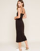 WEST OF MELROSE Cute As A Button Ribbed Midi Dress image number 3