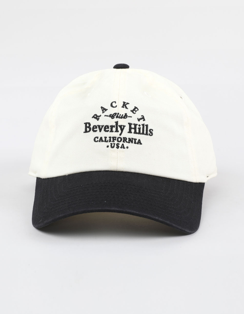 AMERICAN NEEDLE Beverly Hills Racket Club Strapback Hat image number 1