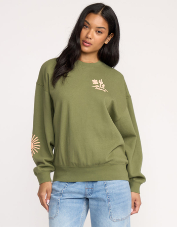 BILLABONG Sun Wave Livin Kendal Womens Crewneck Sweatshirt Alternative Image