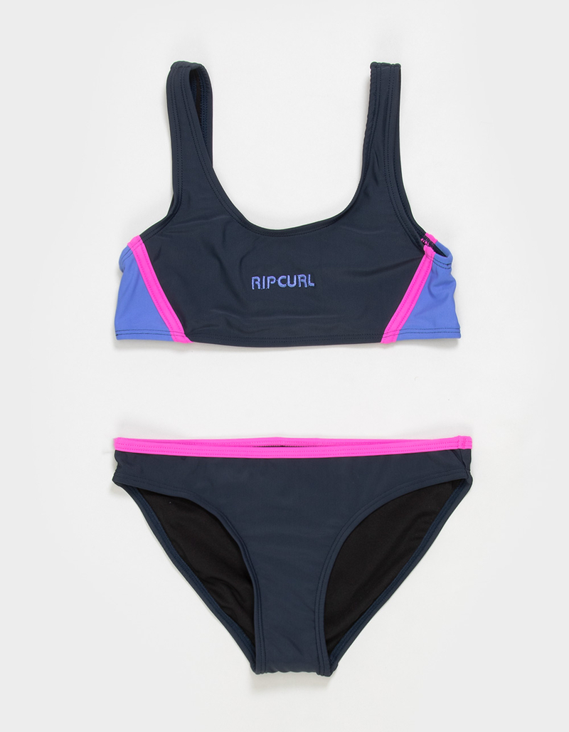RIP CURL Surf Revival Girls Bralette Bikini Set image number 0