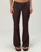 FULL TILT Womens Low Rise Pinstripe Bootcut Pants image number 2