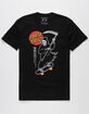 RIOT SOCIETY x Santa Cruz Reaper Skate Mens T-Shirt image number 2