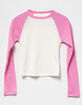 FULL TILT Womens Solid Raglan Tee - PINK | Tillys