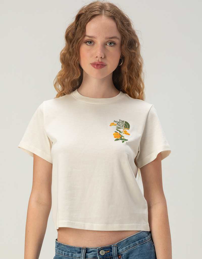 THE NORTH FACE Flora Embroidered Womens Tee image number 0