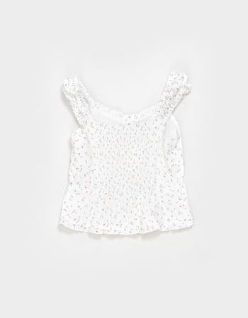 RSQ Girls Printed Button Front Top Alternative Image