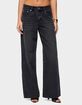 EDIKTED Ery Wide Leg Mid Rise Jeans image number 1
