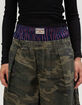 BDG Urban Outfitters Navy Striped Womens Boxer Shorts image number 6