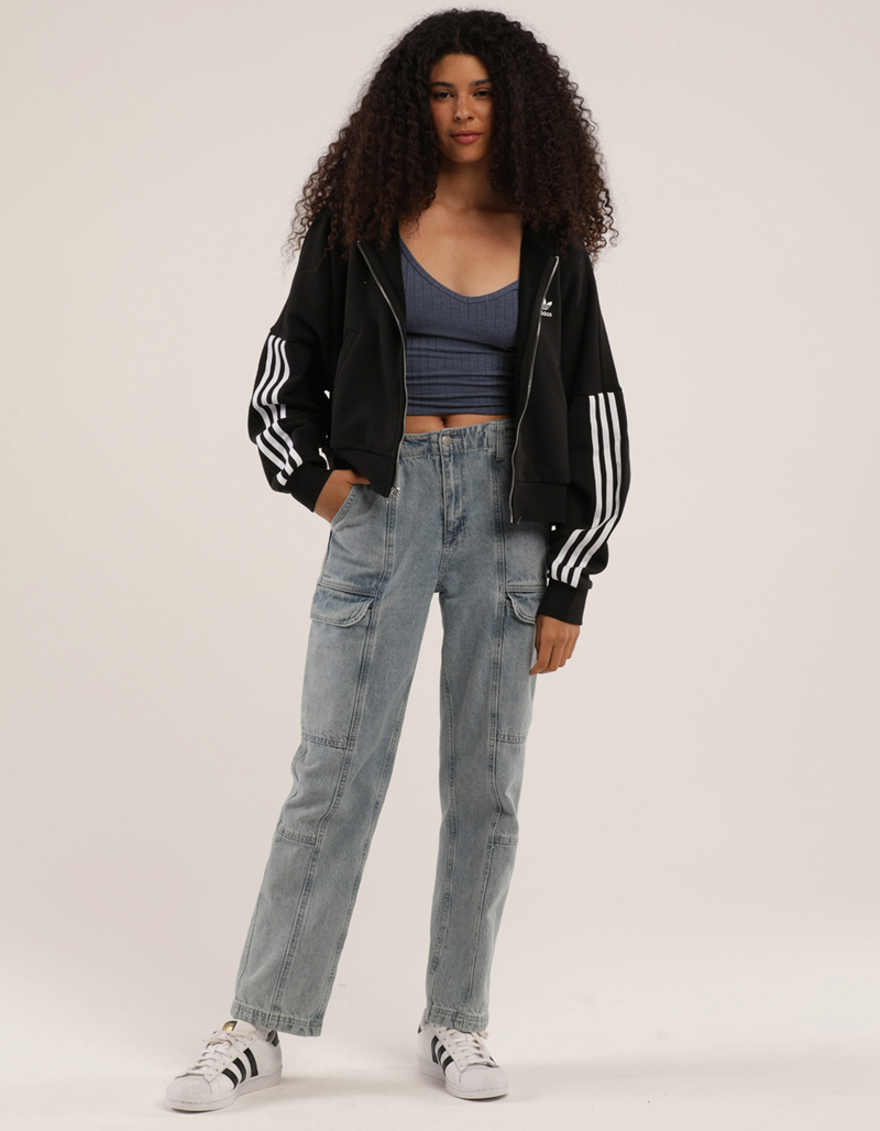 ADIDAS Adicolor Womens Full Zip Up Hoodie image number 3