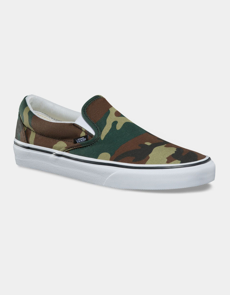 VANS Woodland Camo Classic Slip-On Shoes image number 1