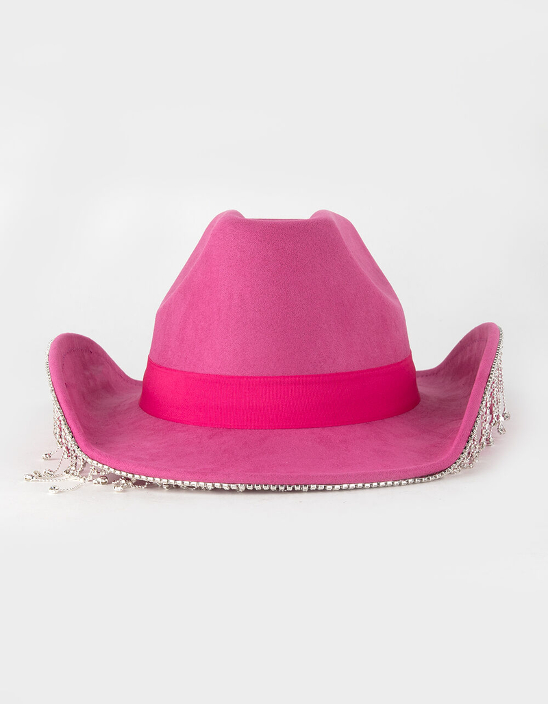 Dangle Rhinestone Womens Cowboy Hat image number 2