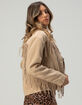 RSQ Womens Fringe Shacket image number 2